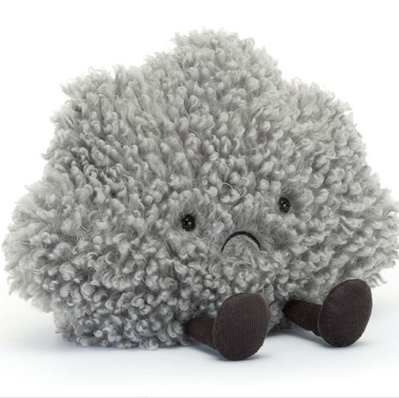Jellycat Amuseable Storm ๐ฉ Cloud 9.1x10x4.3" Soft and Plush NWT - Picture 1 of 6